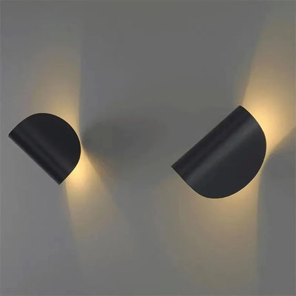 Applique Murale Macaron Nordique LED Rotative en Métal, Éclairage Ambiance Cosy - Luminous Place