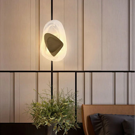 Applique Murale LED Moderne en Cristal DINDALLED, Luminaire Fixe pour Intérieur