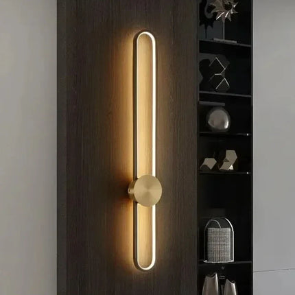 Applique Murale LED Moderne Longue en Aluminium pour Salon et Chambre