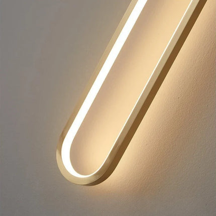Applique Murale LED Moderne Longue en Aluminium pour Salon et Chambre