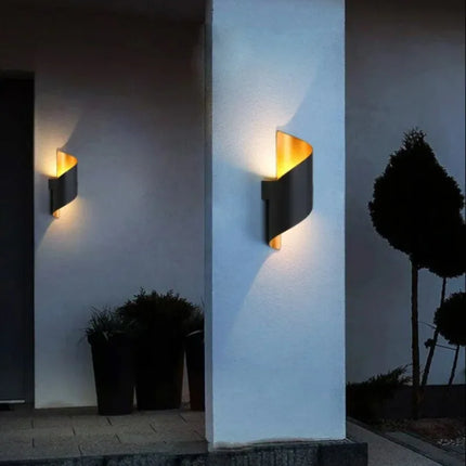Applique Murale LED 10W Design Nordique Moderne, Étanche IP65, Lumière Blanche Chaude
