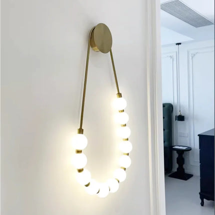 Applique Murale Moderne en Alliage LED, Luminaire Décoratif pour Chambre et Salon