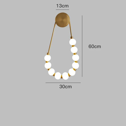 Applique Murale Moderne en Alliage LED, Luminaire Décoratif pour Chambre et Salon