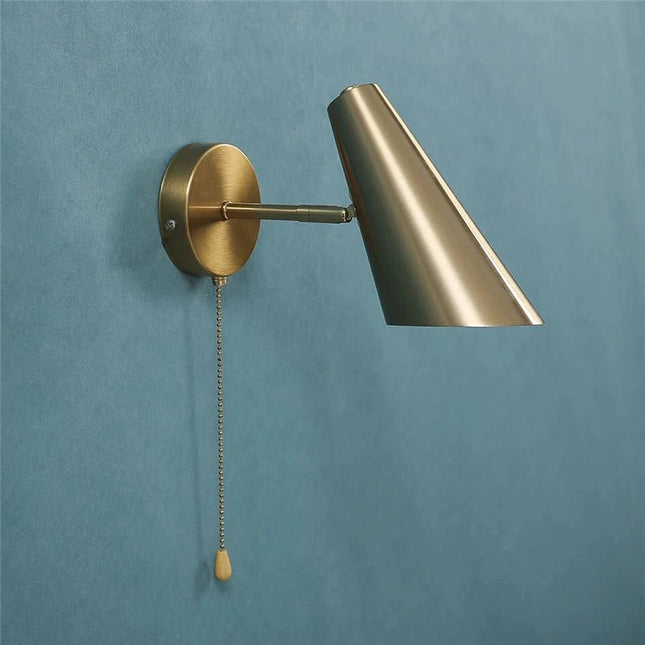 Applique Murale Métal Moderne E27 Pivotante avec Interrupteur à Chaîne - Luminous Place