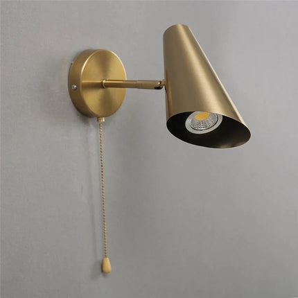 Applique Murale Métal Moderne E27 Pivotante avec Interrupteur à Chaîne - Luminous Place