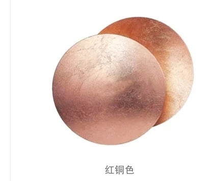 Applique Murale LED Éclipse de Lune en Cuivre et Or pour Salon et Couloir