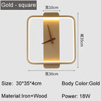 Or carré / Blanc chaud (2700-3500K)|22W