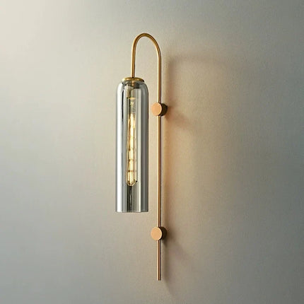 Applique Murale LED en Verre Moderne Luxe, Style Nordique, Lumière d’Ambiance