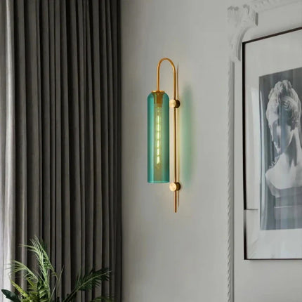 Applique Murale LED en Verre Moderne Luxe, Style Nordique, Lumière d’Ambiance