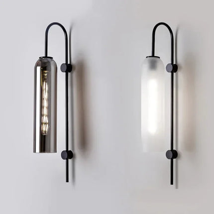 Applique Murale LED en Verre Moderne Luxe, Style Nordique, Lumière d’Ambiance