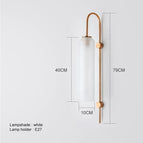 Applique Murale-Blanc-Or / Blanc froid (5500-7000K)