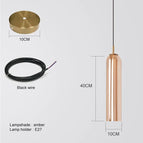 Suspendu Ambre / Blanc froid (5500-7000K)