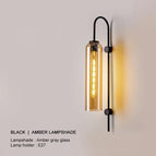 Applique Murale-Ambre-Noir / Blanc froid (5500-7000K)