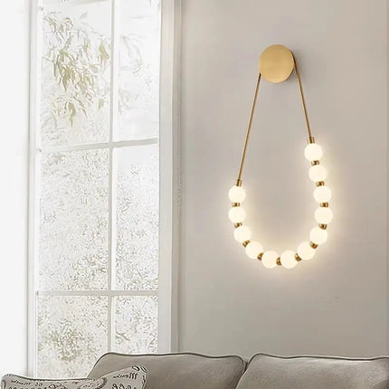 Applique Murale Française Nordique en Verre pour Ambiance Cosy