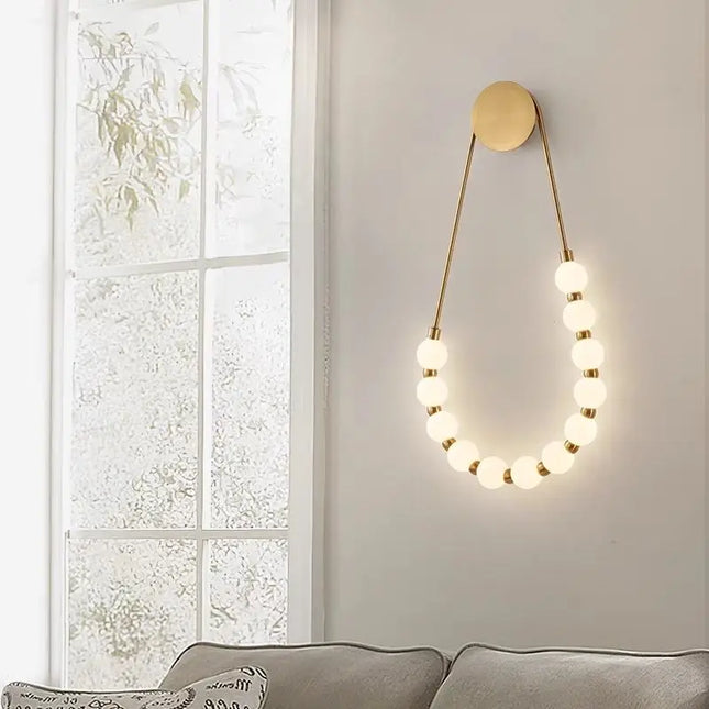 Applique Murale Française Nordique en Verre pour Ambiance Cosy