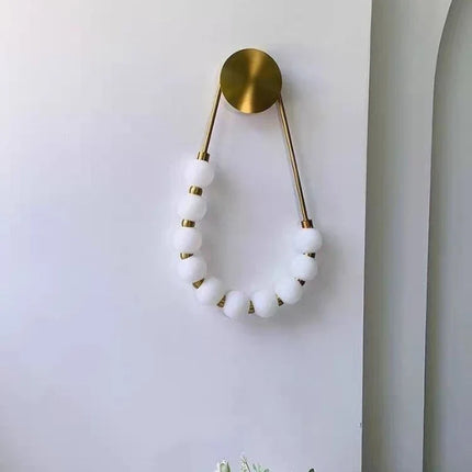 Applique Murale Française Nordique en Verre pour Ambiance Cosy