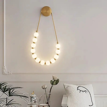Applique Murale Française Nordique en Verre pour Ambiance Cosy