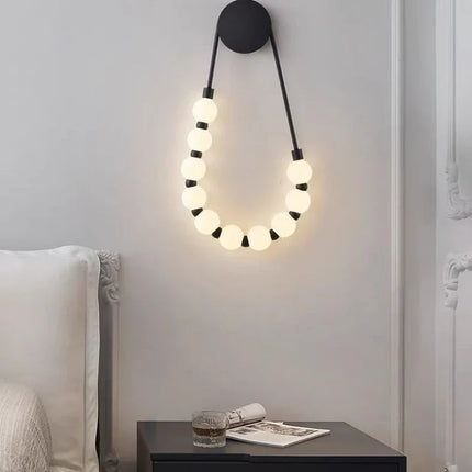 Applique Murale Française Nordique en Verre pour Ambiance Cosy