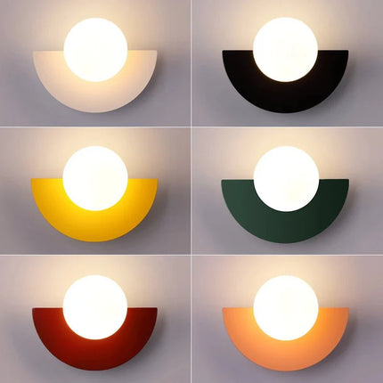 Applique Murale LED G9 Boule Plastique Design Moderne pour Chambre et Couloir - Luminous Place