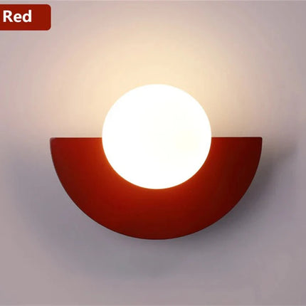 Applique Murale LED G9 Boule Plastique Design Moderne pour Chambre et Couloir - Luminous Place
