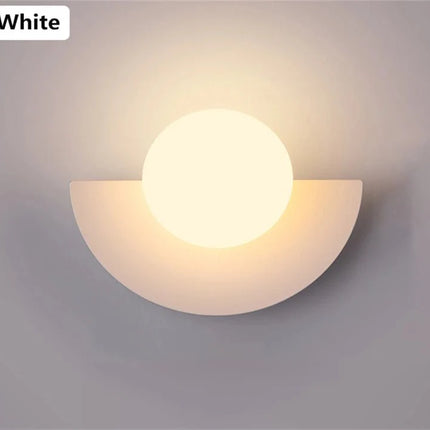 Applique Murale LED G9 Boule Plastique Design Moderne pour Chambre et Couloir - Luminous Place