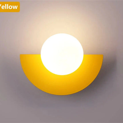 Applique Murale LED G9 Boule Plastique Design Moderne pour Chambre et Couloir - Luminous Place
