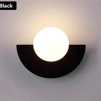 Applique Murale LED G9 Boule Plastique Design Moderne pour Chambre et Couloir - Luminous Place
