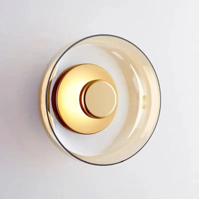 Applique Murale Moderne en Verre LED, Lumière Ambiante pour Salon et Chambre