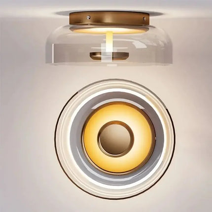 Applique Murale Moderne en Verre LED, Lumière Ambiante pour Salon et Chambre