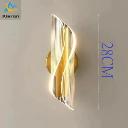 Applique Murale LED Moderne Taille Mince en Métal pour Salon et Chambre