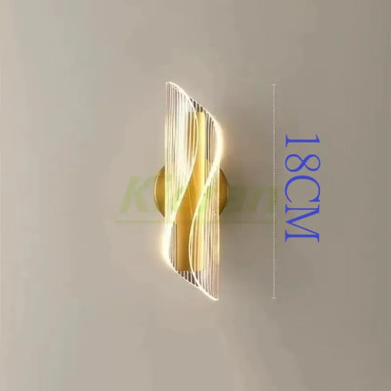 Applique Murale LED Moderne Taille Mince en Métal pour Salon et Chambre
