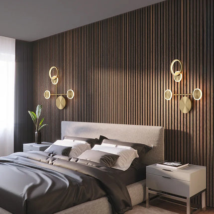Applique Murale LED Nordique en Aluminium Créatif pour Intérieur Luxe
