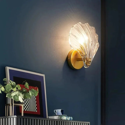 Applique Murale Nordique en Verre, Luminaire E14 pour Chambre et Salon - Luminous Place
