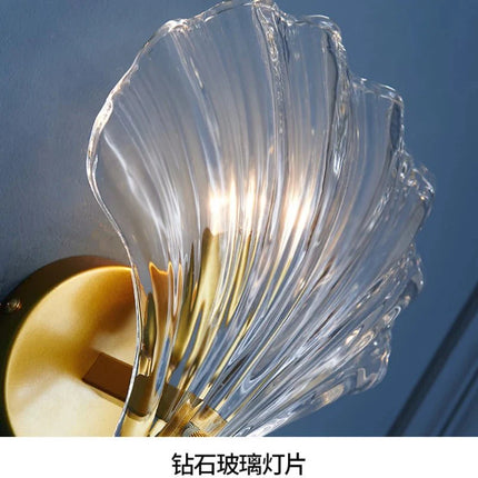 Applique Murale Nordique en Verre, Luminaire E14 pour Chambre et Salon - Luminous Place