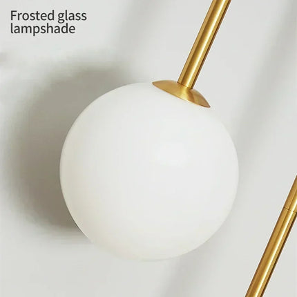 Applique Murale LED Or en Verre Foncé Style Moderne pour Intérieur