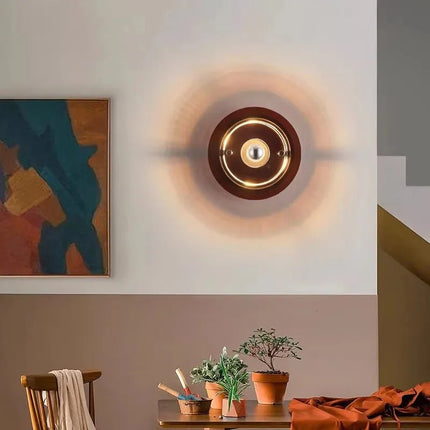 Applique Murale Nordique Bauhaus UFO LED en Acrylique Ronde Atmosphère Cosy - Luminous Place