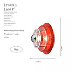 Rouge 24CM / UK prise / Lumière chaude