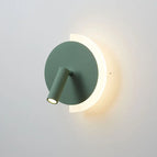 Vert / Lumière chaude|D19xH6.5cm