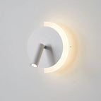 Blanc / Lumière chaude|D19xH6.5cm