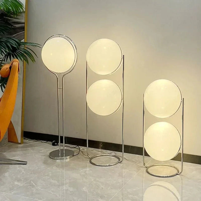 Lampadaire design nordique moderne en acrylique pour salon et chambre - Luminous Place