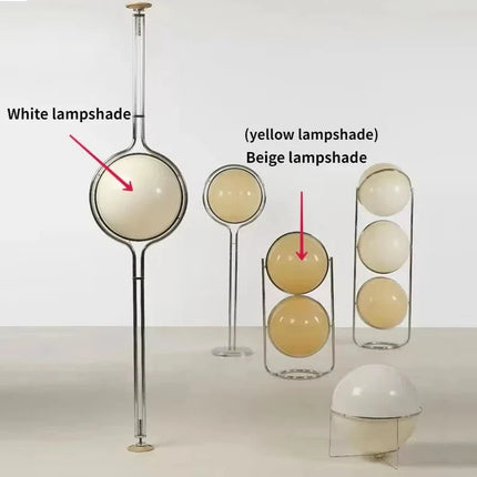 Lampadaire design nordique moderne en acrylique pour salon et chambre - Luminous Place