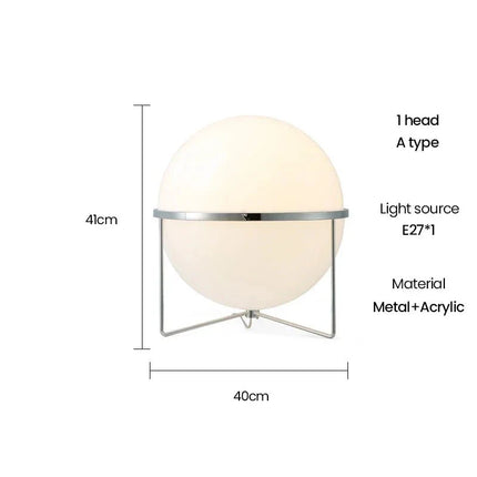Lampadaire design nordique moderne en acrylique pour salon et chambre - Luminous Place