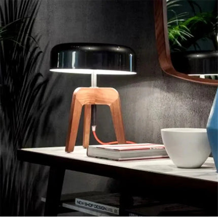 Lampadaire Pileo Porada en bois massif style nordique LED pour salon et chambre - Luminous Place