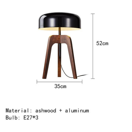Lampadaire Pileo Porada en bois massif style nordique LED pour salon et chambre - Luminous Place