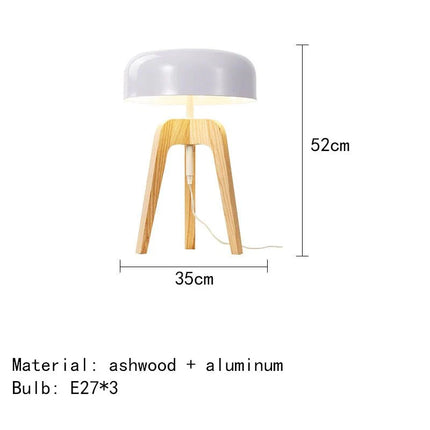Lampadaire Pileo Porada en bois massif style nordique LED pour salon et chambre - Luminous Place
