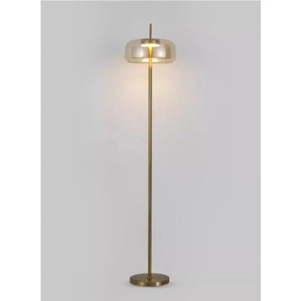 Lampadaire LED minimaliste en verre, lumière d’ambiance cosy pour salon et chambre - Luminous Place