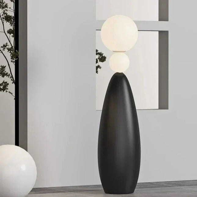 Lampadaire LED design médiéval gourde en acrylique, ambiance haut de gamme - Luminous Place