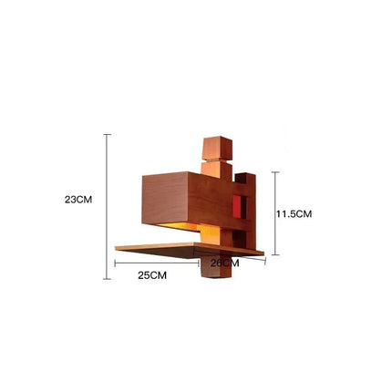 Lampadaire design italien en bois multicouche LED pour ambiance chaleureuse - Luminous Place