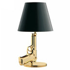 Table de chevet Lampe Or / Lumière chaude