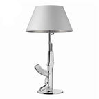 Lampe de Table Argent / Lumière chaude